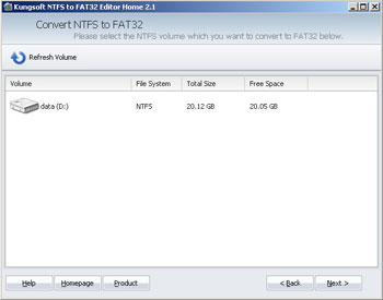 NTFS to FAT32